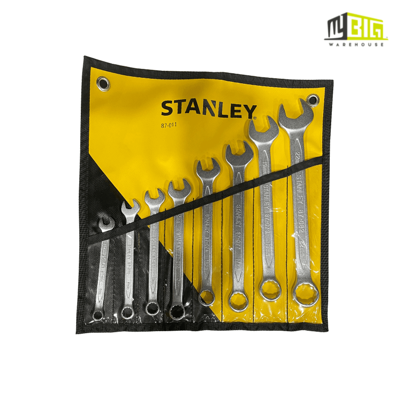 STANLEY STL87011 8PCS COMBINATION WRENCH SET (MM) 87-011