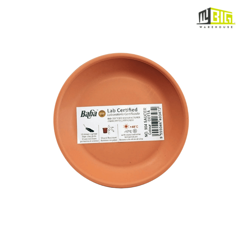 BABA 904 PLANT SAUCER 96MM (COTTA)