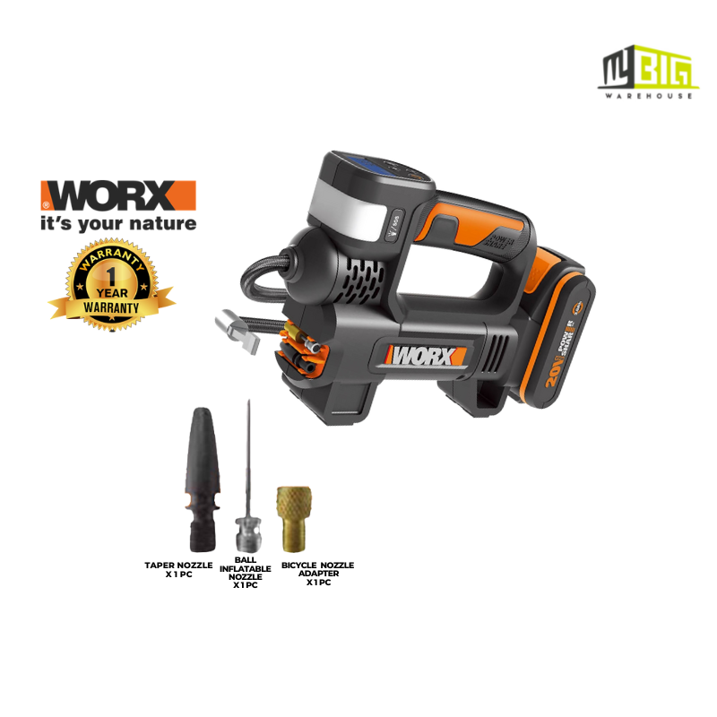 WORX WX-092 20V 4 TOOLS IN 1 MULTI-FUNCTION INFLATOR